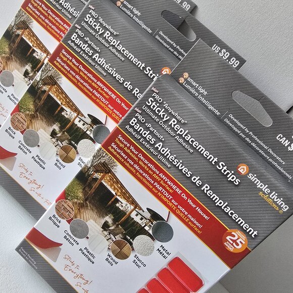 ADHESIVE hooks, clips, ties-VARIETY-10 Packages for organizing - Picture 12 of 13